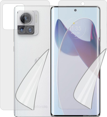 TELTREK Front and Back Screen Guard for MOTOROLA MOTO X 30 PRO (Edge To Edge TPU Covers Curved Edges)(Pack of 1)