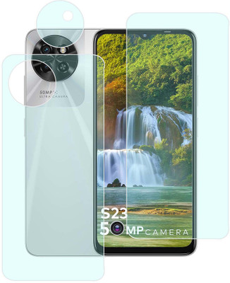 MOKPLZ Front and Back Screen Guard for ITEL S23 5G(Pack of 3)