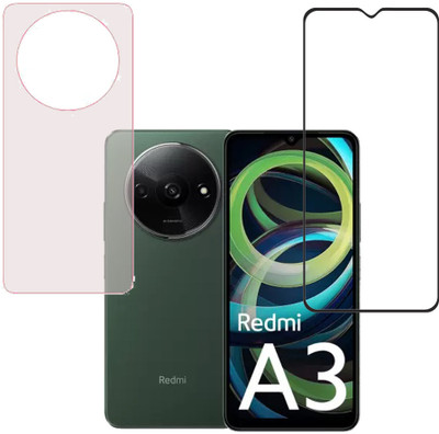 SPRITZEN Front and Back Screen Guard for Mi A3(Pack of 2)