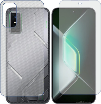 TELTREK Front and Back Screen Guard for Infinix GT 30 Pro 5G(Pack of 2)