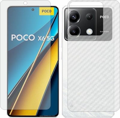 TELTREK Front and Back Screen Guard for Xiaomi Poco X6 5G(Pack of 2)