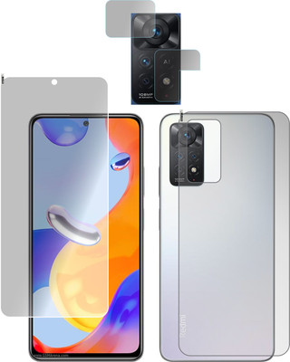 chakoor Front and Back Screen Guard for REDMI NOTE 11 PRO PLUS 5G(Pack of 3)