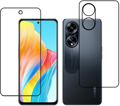 DVTECH Front and Back Screen Guard for DVTECH Oppo A1 Protective Compatible Mobile Screen Protector For (Not a Tempered glass)(Pack of 1)