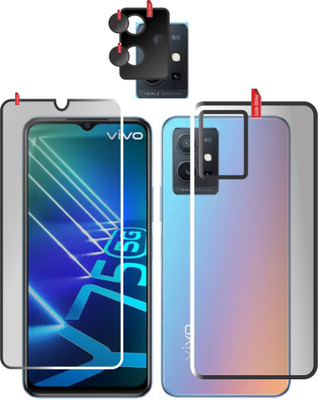 chakoor Front and Back Screen Guard for vivo y75 5g(Pack of 3)