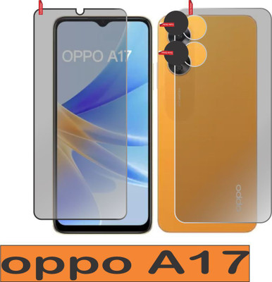 chakoor Front and Back Screen Guard for OPPO A17(Pack of 2)