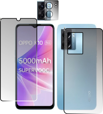 chakoor Front and Back Screen Guard for OPPO K10 5G(Pack of 2)