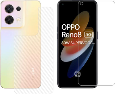 Vatsin Front and Back Screen Guard for Oppo Reno 8 5G(Pack of 2)