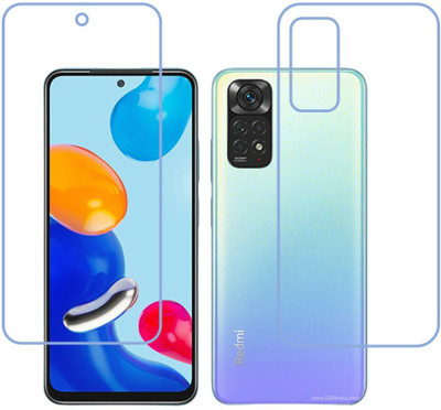 DVTECH Front and Back Screen Guard for 9H Crystal Clear Front And TPU BackXiaomi Redmi Note 11(Pack of 1)
