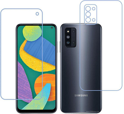 DVTECH Front and Back Screen Guard for 9H Samsung Galaxy F52 5G(Pack of 1)