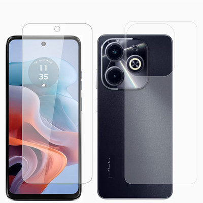 Ten To 11 Front and Back Screen Guard for Infinix Hot 40i(Pack of 2)
