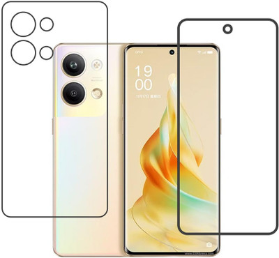 DVTECH Front and Back Screen Guard for TPU Oppo Reno9 Pro(Pack of 1)