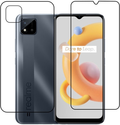 DVTECH Front and Back Screen Guard for Realme C20(Pack of 1)
