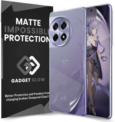 Gadget Glow Front and Back Screen Guard for OnePlus 12R 5G, 1 + 12R 5G, OnePlus 12R, 4 Layer Unbreakable Membrane with Easy Installation(Pack of 1)
