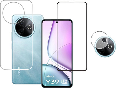 Olonga Front and Back Screen Guard for Vivo Y39 5G, Y39 5g, Vivo Y39(Pack of 3)
