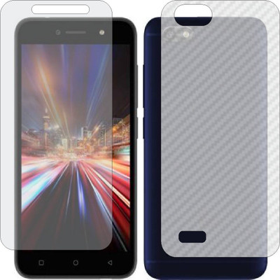 Mobling Front and Back Tempered Glass for ITEL A22 PRO(Pack of 2)