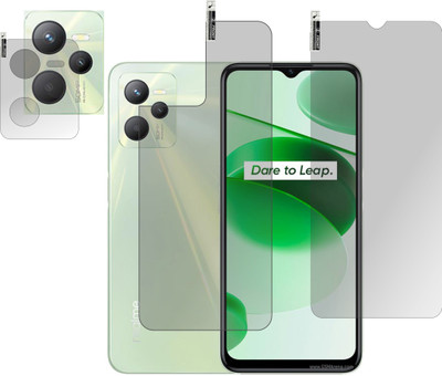 chakoor Front and Back Screen Guard for REALME C35(Pack of 3)