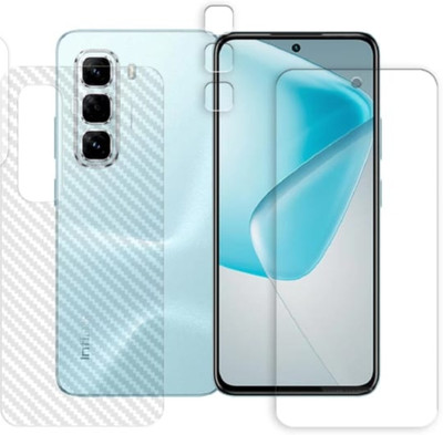 DOWRVIN Front and Back Screen Guard for INFINIX HOT 50 PRO 4G(Pack of 3)