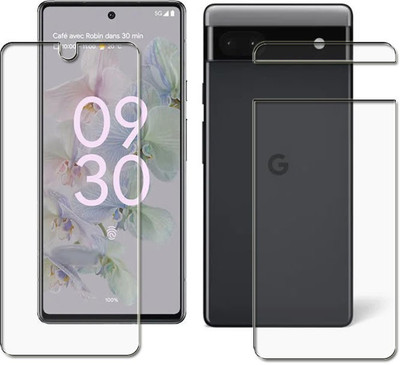 tombik Front and Back Screen Guard for T19-Google Pixel 6a-FB(Pack of 2)