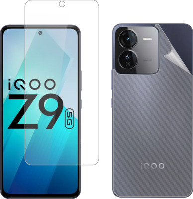 Ten To 11 Front and Back Screen Guard for iQOO Z9 5G, iQOO Z9 5G [Carbon Fiber](Pack of 2)