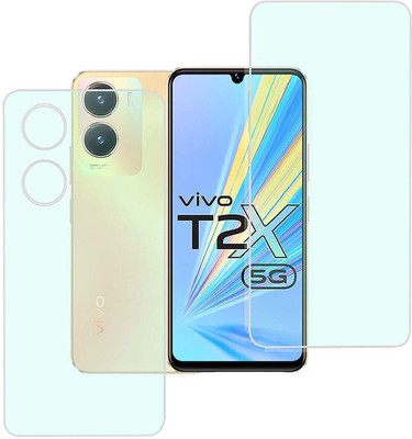 MOKPLZ Front and Back Screen Guard for VIVO T2X 5G(Pack of 3)
