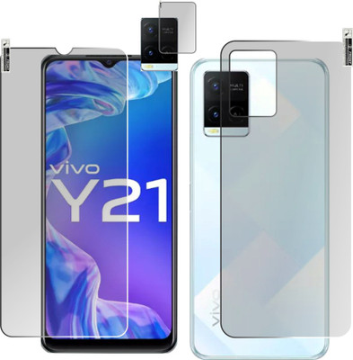 chakoor Front and Back Screen Guard for vivo Y21, Y21a, Y21e, Y21s, Y21t, Y33t, Y33S(Pack of 3)