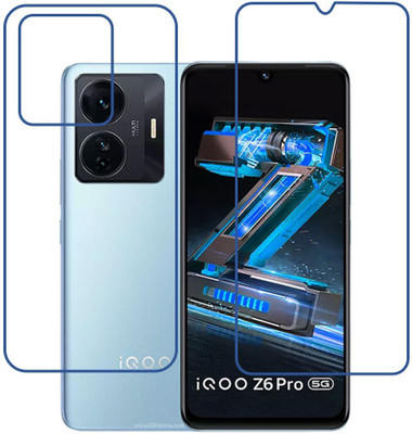 DVMART Front and Back Screen Guard for 9H Crystal Clear Front And TPU Back vivo iQOO Z6 Pro(Pack of 1)