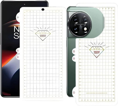 ankSONline Front and Back Screen Guard for OnePlus 12, with Easy Installation Kit(Pack of 1)