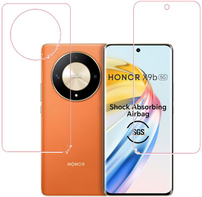 KARTRAY Front and Back Screen Guard for Honor X9b 5G, Clear(Pack of 2)