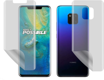 TELTREK Front and Back Screen Guard for Honor Mate 20 Pro (Edge to Edge Full Screen Protector)(Pack of 1)