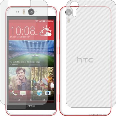 MOBART Front and Back Screen Guard for HTC DESIRE EYE (Front Matte Finish & Back 3d Carbon Fiber)(Pack of 2)