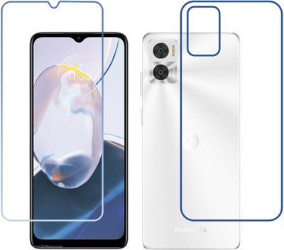 DVTECH Front and Back Screen Guard for Crystal Clear Front And TPU Back Motorola Moto E22i(Pack of 1)