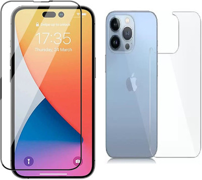 AKSHUD Front and Back Screen Guard for APPLE iPhone 14 PRO MAX(Pack of 2)