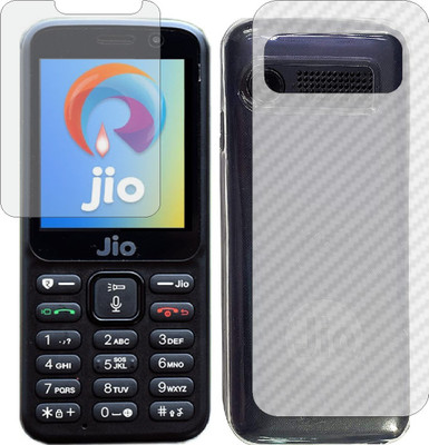 Mobling Front and Back Tempered Glass for JIO LYF F90(Pack of 2)
