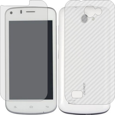 MOBART Front and Back Screen Guard for GIONEE P3 (Front Matte Finish & Back 3d Carbon Fiber)(Pack of 2)