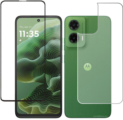 GLAMEECH Front and Back Screen Guard for Motorola G35, Moto G35 5G, Moto G35, Motorola G35 5G(Pack of 2)