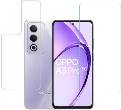 KARTRAY Front and Back Screen Guard for Oppo A3 Pro 5G(Pack of 2)