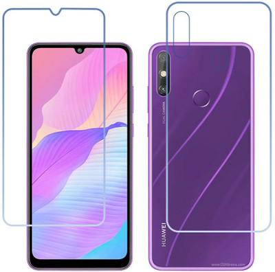DVTECH Front and Back Screen Guard for 9H Crystal Clear Front And Carbon Fiber BackHuawei Enjoy 20e(Pack of 1)