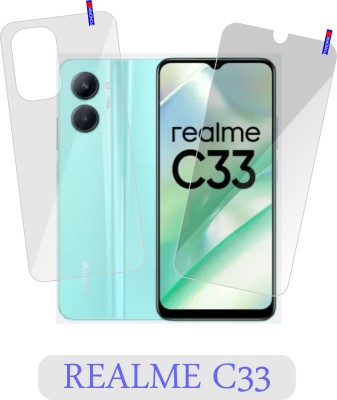 PONDRIK Front and Back Screen Guard for realme C33(Pack of 2)