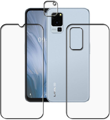 tombik Front and Back Screen Guard for Zz40-Lava Blaze 1X -FB-LENS(Pack of 3)