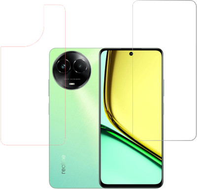 KARTRAY Front and Back Screen Guard for Realme C67 5G(Pack of 2)