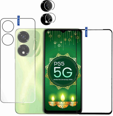 FINCH Front and Back Screen Guard for ITEL P55 5G 1.42(Pack of 3)