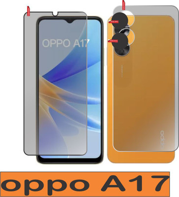 chakoor Front and Back Screen Guard for OPPO A17(Pack of 2)
