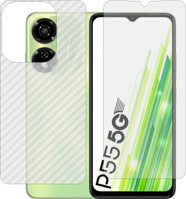 Mobling Front and Back Tempered Glass for Itel Power 55(Pack of 2)