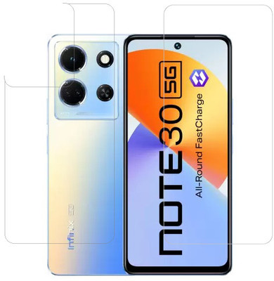 HOBBYTRONICS Front and Back Screen Guard for Infinix Note 30 5G, Infinix Note 30(Pack of 1)