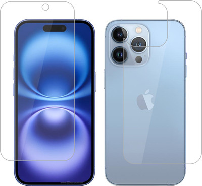 Vatsin Front and Back Screen Guard for Apple iPhone 16 Pro Max(Pack of 2)