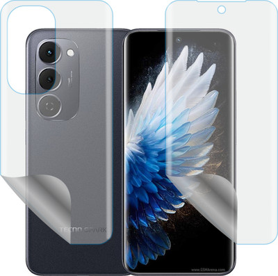 Fasheen Front and Back Screen Guard for Tecno Spark 40 Pro+ KM7 (Edge to Edge Full Screen Protector)(Pack of 1)
