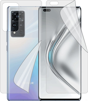 MOBART Front and Back Tempered Glass for HUAWEI HONOR V40 (Edge To Edge TPU Full Coverage)(Pack of 1)