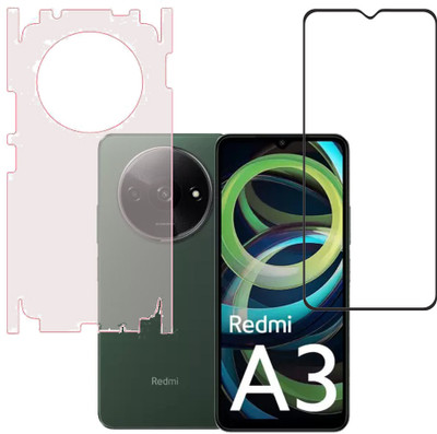 SPRITZEN Front and Back Screen Guard for Mi A3(Pack of 2)