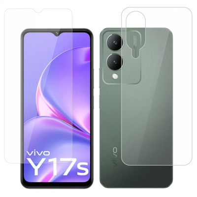Vatsin Front and Back Screen Guard for ViVO Y17s(Pack of 2)