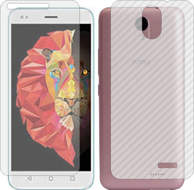 Mobling Front and Back Tempered Glass for INTEX LIONS 6(Pack of 2)